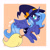 Size: 1500x1500 | Tagged: safe, artist:vivian reed, princess luna, alicorn, pony, g4, border, broom, cute, female, flying, flying broomstick, halloween, hat, heart, heart eyes, holiday, lunabetes, mare, one eye closed, open mouth, open smile, passepartout, riding, s1 luna, smiling, solo, spread wings, wingding eyes, wings, witch hat