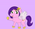 Size: 6047x5036 | Tagged: safe, artist:pinkiepie69, pipp petals, pegasus, pony, g5, purple background, simple background, solo