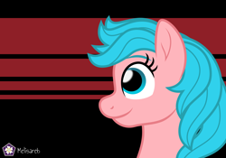 Size: 5714x4000 | Tagged: safe, artist:melisareb, firefly, pegasus, pony, g1, .svg available, absurd resolution, black background, bust, female, mare, side view, simple background, solo, vector