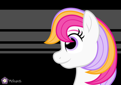 Size: 5714x4000 | Tagged: safe, artist:melisareb, light heart, earth pony, pony, g2, .svg available, absurd resolution, black background, bust, female, mare, side view, simple background, solo, vector