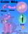 Size: 6293x7765 | Tagged: safe, artist:velvetcharm, oc, oc only, oc:cutie bite, bat pony, 2d, accessory, bat ears, bat eyes, bat pony oc, bat wings, blue mane, blushing, cute, derpibooru logo, e621 logo, eyeshadow, female oc, floppy ears, flower, folded wings, freckles, gradient background, green eyes, makeup, patreon, patreon logo, pink eyeshadow, purple fur, reference sheet, spread wings, vector, wings