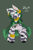 Size: 1365x2048 | Tagged: safe, artist:mscolorsplash, zecora, zebra, g4, cloak, clothes, cute, female, green background, grin, hood, looking at you, mare, ponytober, simple background, smiling, smiling at you, solo, zecorable