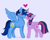 Size: 1312x1048 | Tagged: safe, artist:ghostlyponi, twilight sparkle, oc, oc:blue thunder, alicorn, pony, g4, alicorn oc, canon x oc, duo, female, horn, kiss on the lips, kissing, male, ship:thundersparkle, straight, twilight sparkle (alicorn), wings