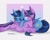 Size: 5160x4120 | Tagged: safe, artist:gaia, artist:sushimeko, twilight sparkle, oc, oc:blue thunder, alicorn, pony, g4, alicorn oc, canon x oc, duo, female, horn, male, pregnant, straight, thundersparkle, twilight sparkle (alicorn), wings