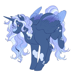 Size: 1500x1500 | Tagged: safe, artist:celeriven, oc, oc only, oc:nyx, alicorn, pony, female, mare, simple background, solo, transparent background