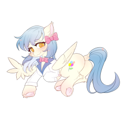 Size: 2000x2000 | Tagged: artist needed, source needed, safe, alternate version, oc, oc only, oc:zoran, oc:左岸, pegasus, pony, blushing, butt, dock, high res, plot, simple background, solo, tail, transparent background, underhoof