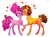 Size: 1427x1062 | Tagged: safe, artist:venik, cheese sandwich, pinkie pie, earth pony, pony, g4, duo, female, heart, heart eyes, holding hooves, male, mare, older, older cheese sandwich, older pinkie pie, ship:cheesepie, shipping, simple background, stallion, straight, white background, wingding eyes