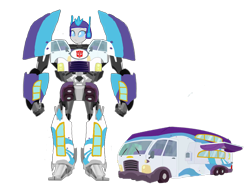 Size: 1845x1395 | Tagged: safe, artist:electrahybrida, oc, oc only, oc:festivitus prime, cybertronian, robot, equestria girls, equestria girls series, g4, sunset's backstage pass!, spoiler:eqg series (season 2), alt mode, crossover, rv, simple background, solo, transformers, transparent background