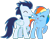 Size: 922x720 | Tagged: safe, artist:soarindasher10, rainbow dash, soarin', pegasus, pony, g4, duo, eyes closed, female, male, mare, ship:soarindash, shipping, simple background, stallion, straight, transparent background