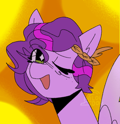 Size: 1909x1972 | Tagged: safe, artist:lawldog, pipp petals, pegasus, pony, g5, bust, icon, portrait, solo