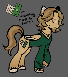 Size: 943x1064 | Tagged: safe, artist:lawldog, pegasus, pony, breaking bad, gray background, ponified, simple background, skyler white, solo