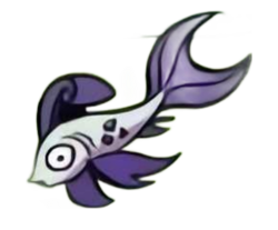 Size: 720x597 | Tagged: safe, idw, rarity, fish, g4, spoiler:comic, spoiler:comic78, cropped, fishified, maybe salmon, rarifish, simple background, species swap, transparent background