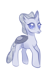 Size: 1348x1883 | Tagged: artist needed, safe, ocellus, changeling, g4, female, older, older ocellus, simple background, solo, white background