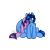 Size: 600x600 | Tagged: artist needed, source needed, safe, twilight sparkle, oc, oc:blue thunder, alicorn, pony, g4, alicorn oc, canon x oc, cuddling, duo, female, horn, male, ship:thundersparkle, simple background, straight, transparent background, twilight sparkle (alicorn), wings