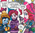 Size: 573x554 | Tagged: safe, idw, official comic, pinkie pie, equestria girls, g4, spoiler:comic, spoiler:comicannual2013, background human, cap, clothes, female, hat, knitting, knitting needles, sweater, unnamed character, unnamed human, yarn, yarn ball