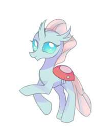 Size: 1529x2016 | Tagged: safe, derpibooru exclusive, ocellus, changedling, changeling, g4, female, happy face, joy, simple background, solo, white background