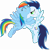 Size: 3450x3442 | Tagged: safe, anonymous artist, rainbow dash, soarin', pegasus, pony, g4, blushing, female, flying, high res, hug, male, mare, ship:soarindash, shipping, simple background, stallion, straight, transparent background