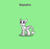 Size: 386x382 | Tagged: safe, oc, oc only, oc:gwyneira, griffon, pony, pony town, do not steal, female, green background, griffon oc, non-pony oc, original character do not steal, purple eyes, simple background, solo, white fur