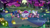 Size: 2560x1440 | Tagged: safe, gameloft, applejack, fluttershy, pinkie pie, princess celestia, princess luna, rainbow dash, rarity, twilight sparkle, alicorn, earth pony, pegasus, pony, unicorn, g4, my little pony: magic princess, official, candle, candy, candy cane, clothes, costume, edgy applejack, edgy celestia, edgy fluttershy, edgy luna, edgy pinkie pie, edgy rainbow dash, edgy rarity, edgy twilight, female, food, halloween, holiday, jack-o-lantern, leaf, mane six, mare, moon, mushroom, my little pony logo, night, path, pumpkin, skull, spider web, tree, twilight sparkle (alicorn), youtube banner