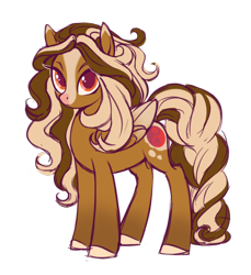 Size: 1100x1200 | Tagged: safe, artist:frowoppy, oc, oc only, oc:vidalia, pegasus, pony, female, mare, simple background, solo, transparent background