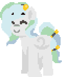 Size: 244x292 | Tagged: safe, artist:rhythmpixel, oc, oc only, oc:river chime, pegasus, pony, animated, bells, dancing, female, happy, mare, pixel art, simple background, solo, transparent background