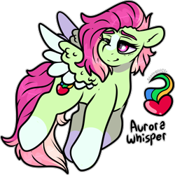 Size: 1794x1794 | Tagged: safe, artist:sexygoatgod, oc, oc only, oc:aurora whisper, adoptable, female, magical lesbian spawn, offspring, parent:fluttershy, parent:rainbow dash, parents:flutterdash, simple background, solo, transparent background