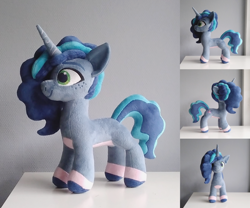 Size: 3980x3313 | Tagged: safe, artist:azdaracylius, misty brightdawn, pony, unicorn, g5, high res, irl, photo, plushie, solo