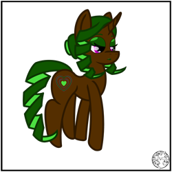 Size: 2000x2000 | Tagged: safe, artist:dice-warwick, oc, oc only, oc:sparkling delight, changeling, pony, unicorn, fallout equestria, changeling hybrid, curly hair, curly tail, drill hair, drill tail, fallout equestria: journal of an escort, hair bun, high res, lipstick, simple background, solo, tail, transparent background