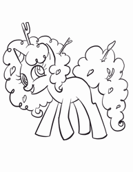 Size: 2550x3300 | Tagged: safe, artist:marybellamy, pony, unicorn, animated, antagonist, high res, in a jam, lineart, renegade game studios, solo, wip