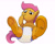 Size: 2285x1942 | Tagged: safe, artist:asdfasfasda, scootaloo, pegasus, pony, g4, cute, cutealoo, diaper, diaper fetish, diaper usage, female, fetish, flustered, hooves, looking at you, lying down, mare, nervous, non-baby in diaper, on back, peeing in diaper, pissing, simple background, soaked diaper, solo, spread legs, spreading, underhoof, urine, used diaper, using diaper, wavy mouth, wet diaper, white background