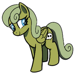 Size: 549x525 | Tagged: safe, artist:maretian, oc, oc only, oc:lurkey lone, pegasus, pony, female, mare, ponerpics community collab 2023, simple background, solo, transparent background