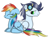 Size: 921x720 | Tagged: safe, artist:dasher666, artist:rainbowdash212, edit, rainbow dash, soarin', pegasus, pony, g4, female, male, mare, ship:soarindash, shipping, simple background, stallion, straight, white background