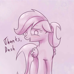 Size: 1000x1000 | Tagged: safe, artist:redheadfly, scootaloo, pony, tumblr:ask-adultscootaloo, g4, monochrome, older, solo