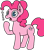 Size: 246x279 | Tagged: safe, artist:anonymouseleven, pinkie pie, earth pony, pony, g4, aggie.io, female, mare, simple background, solo, text, transparent background