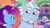 Size: 3072x1727 | Tagged: safe, screencap, alphabittle blossomforth, elderberry blossom, misty brightdawn, pegasus, pony, unicorn, g5, my little pony: tell your tale, nightmare nightmarket, spoiler:g5, spoiler:my little pony: tell your tale, spoiler:tyts01e63, father and child, father and daughter, female, lip bite, male, mare, rebirth misty, smiling, stallion, trio