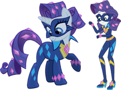Size: 1251x932 | Tagged: safe, artist:pascalmulokozi2, edit, edited screencap, screencap, radiance, rarity, unicorn, equestria girls, equestria girls specials, g4, movie magic, power ponies (episode), season 4, background removed, clothes, confused, costume, diamond, diamonds, jewelry, not a vector, paradox, power ponies, simple background, smiling, solo, transparent background