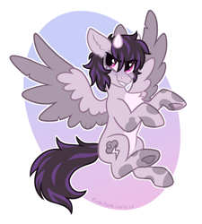Size: 1980x2200 | Tagged: safe, artist:pink-pone, oc, oc only, pegasus, pony, solo, spread wings, wings