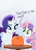 Size: 1890x2590 | Tagged: safe, artist:theretroart88, rarity, sweetie belle, pony, unicorn, :d, belle sisters, duo, duo female, female, filly, foal, halloween, holiday, mare, open mouth, open smile, pumpkin, pumpkin carving, siblings, sisters, smiling, speech bubble, text