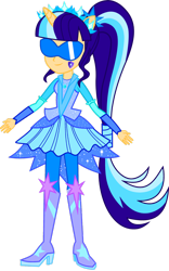 Size: 1280x2048 | Tagged: safe, artist:aledurano, sci-twi, twilight sparkle, equestria girls, g4, boots, clothes, clothes swap, crystal guardian, high heel boots, ponied up, pony ears, shoes, simple background, solo, transparent background, wings