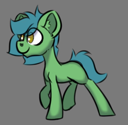 Size: 536x524 | Tagged: safe, artist:cotarsis, earth pony, pony, gray background, simple background, solo
