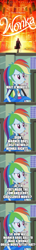 Size: 500x3517 | Tagged: safe, edit, edited screencap, screencap, rainbow dash, human, equestria girls, g4, my little pony equestria girls: better together, charlie and the chocolate factory, comic, confused, crossover, irl, irl human, photo, puzzled, roald dahl, screencap comic, tom and jerry, tom and jerry: willy wonka and the chocolate factory, willy wonka, willy wonka and the chocolate factory, wonka