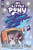 Size: 2063x3131 | Tagged: safe, artist:shauna j. grant, idw, official comic, misty brightdawn, skye, violette rainbow, pony, unicorn, zebra, g5, my little pony: black white & blue, official, braces, comic cover, cover, cover art, female, filly, foal, high res, mare, my little pony logo, variant cover