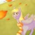 Size: 1730x1716 | Tagged: safe, artist:abbytabbys, derpy hooves, pegasus, pony, g4, autumn, clothes, cute, derpabetes, female, leaves, mare, open mouth, open smile, scarf, smiling, solo, striped scarf