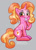 Size: 494x682 | Tagged: safe, artist:marybellamy, luster dawn, pony, unicorn, g4, heart, sitting, smiling, solo, watermark