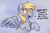 Size: 2204x1442 | Tagged: safe, artist:higglytownhero, color edit, edit, editor:gameplayart, derpy hooves, pegasus, pony, g4, colored, colored pupils, cute, derpabetes, dialogue, eye clipping through hair, eyebrows, eyebrows visible through hair, female, mare, open mouth, open smile, smiling, solo, spread wings, wings