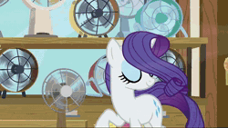 Size: 1920x1080 | Tagged: safe, edit, edited screencap, screencap, sound edit, lotus blossom, rarity, spike, twilight sparkle, alicorn, dragon, earth pony, pony, unicorn, g4, it isn't the mane thing about you, rarity's biggest fan, season 7, spoiler:interseason shorts, animated, blue eyes, carousel boutique, clothes, compilation, electric fan, eyelashes, eyeshadow, fan, fans, fanservice, glowing, glowing horn, hairspray, horn, lidded eyes, long hair, long mane, makeup, mane, mirror, ponyville, ponyville spa, pun, purple hair, purple mane, robe, s07, sound, spa robe, tail, twilight sparkle (alicorn), video, webm, white fur, wind, windswept hair, windswept mane, windswept tail, winged spike, wings