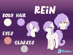 Size: 4080x3080 | Tagged: safe, artist:reinbou, oc, oc only, oc:rein, pegasus, pony, female, mare, pegasus oc, reference sheet, solo