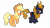 Size: 3377x1900 | Tagged: safe, artist:gmaplay, applejack, oc, oc:banshee, earth pony, kirin, pony, g4, duo, duo female, female, kirin oc, mare, open mouth, raised hoof, simple background, transparent background