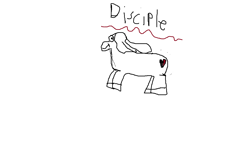 Size: 1152x648 | Tagged: safe, slaughter horse, slaughter horse 2, disciple, ms paint, simple background, solo, white background