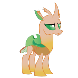 Size: 1200x1200 | Tagged: safe, artist:prixy05, oc, oc only, oc:peachy keen, changedling, changeling, changeling oc, simple background, solo, transparent background